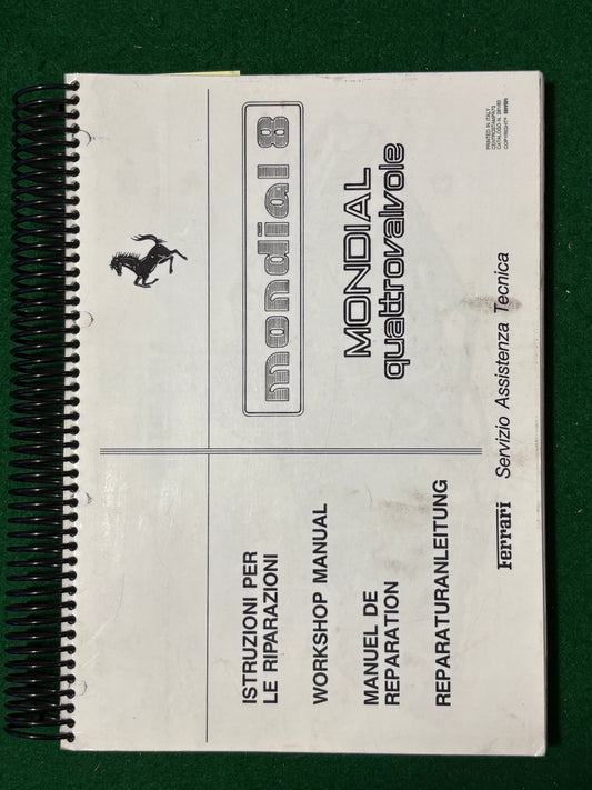 Ferrari Mondial 8 / Mondial QV Workshop Manual (281/83)(MP)(Spiral)
