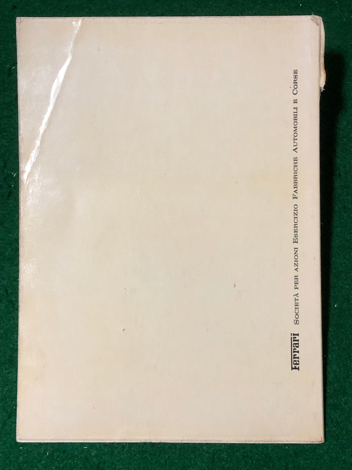 Ferrari Sales and Service Organization 1979-1980 (174/79)