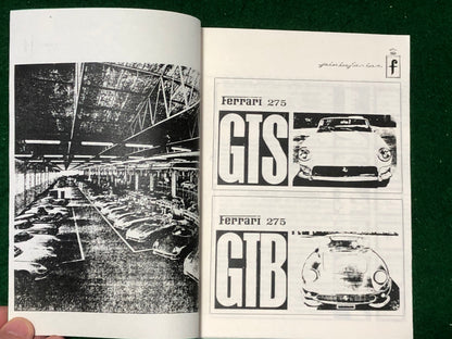 Ferrari 275 GTB/GTS Operating, Service, Maintenance Handbook (1/65)(MP)