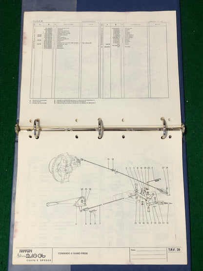 Ferrari 246 GT Dino GT Coupe & Spyder Spare Parts Catalogue (MP)