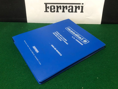 Ferrari Mondial 8 Spare Parts Catalog 1981/82 US Models (214/81)(MP)
