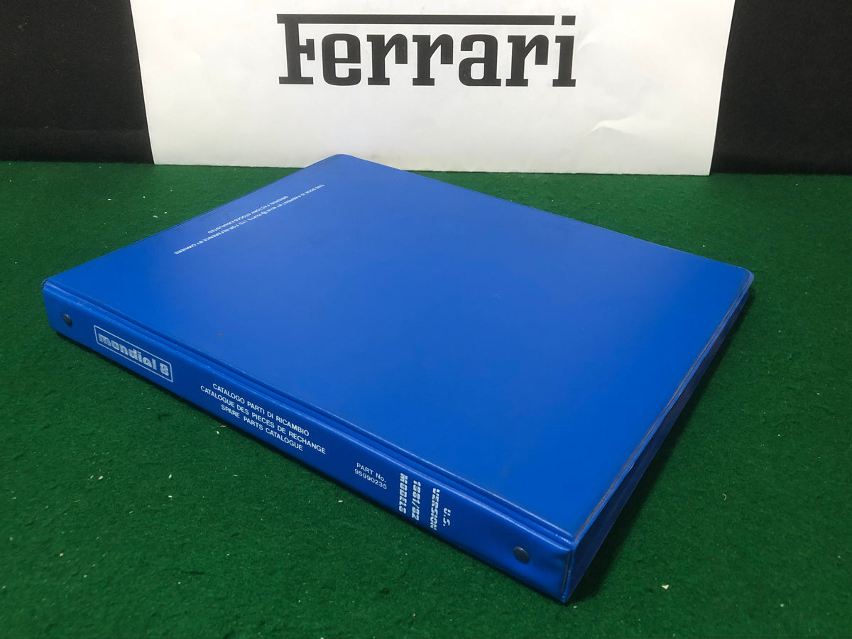 Ferrari Mondial 8 Spare Parts Catalog 1981/82 US Models (214/81)(MP)
