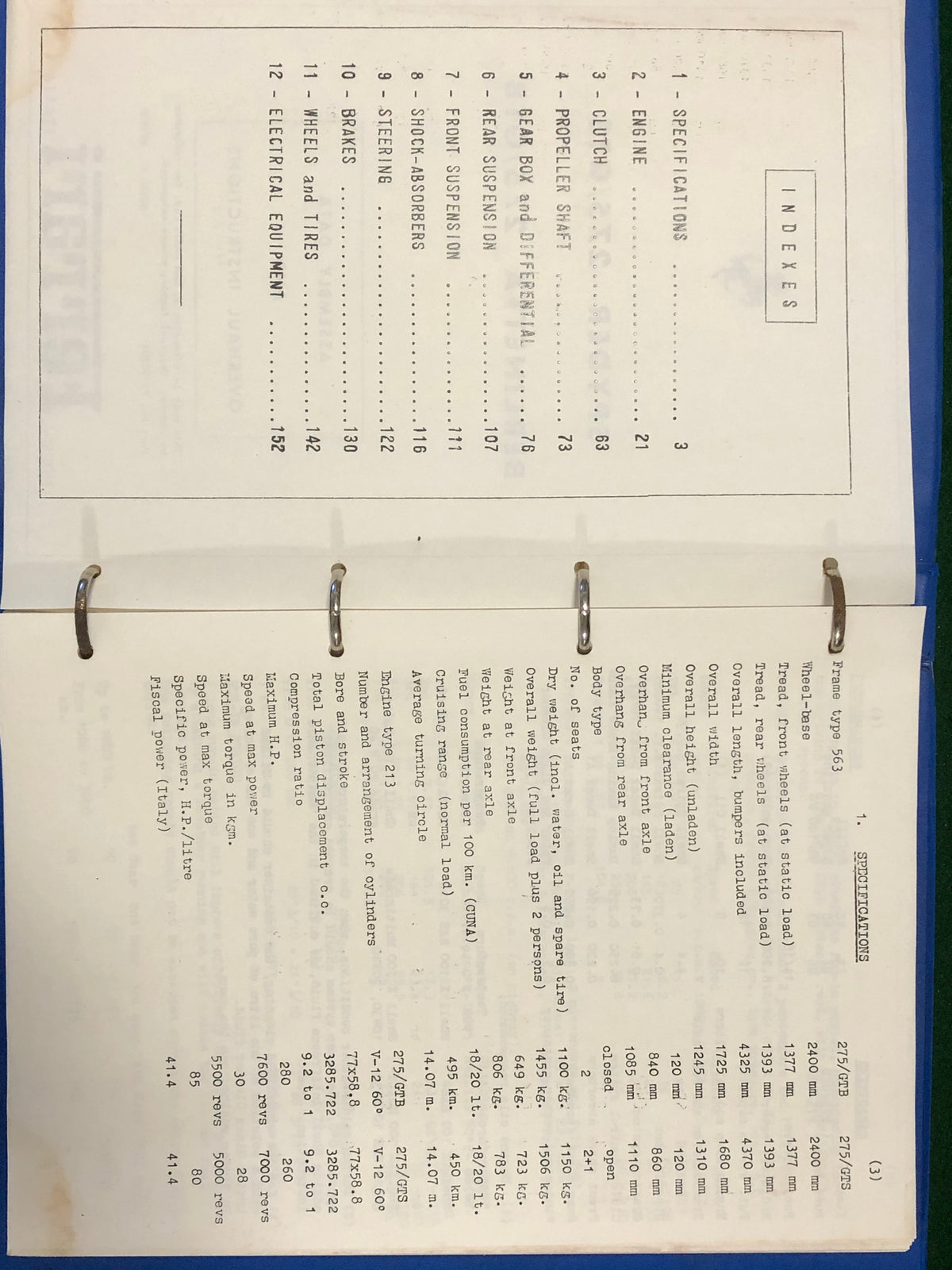 Ferrari 275 GTB/GTS Workshop Manual (MP)
