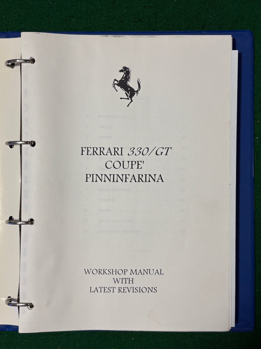 Ferrari 330 GT Workshop Manual 1964 (MP)