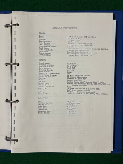Ferrari 330 GT Workshop Manual 1964 (MP)