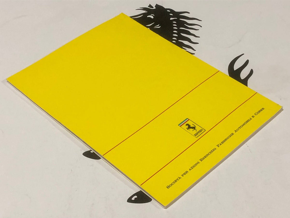 Ferrari Sales and Service Organization 1989 (546/89)