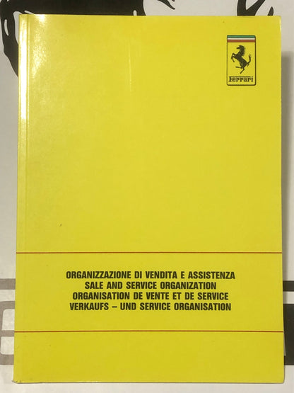 Ferrari Sales and Service Organization 1991 (640/91)