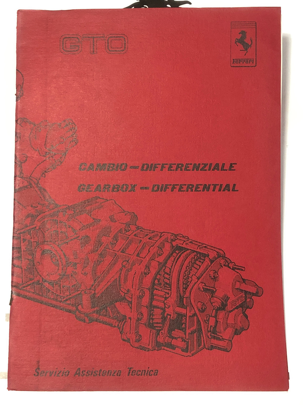 Ferrari 288 GTO Gearbox - Differential Workshop Manual (379/85)