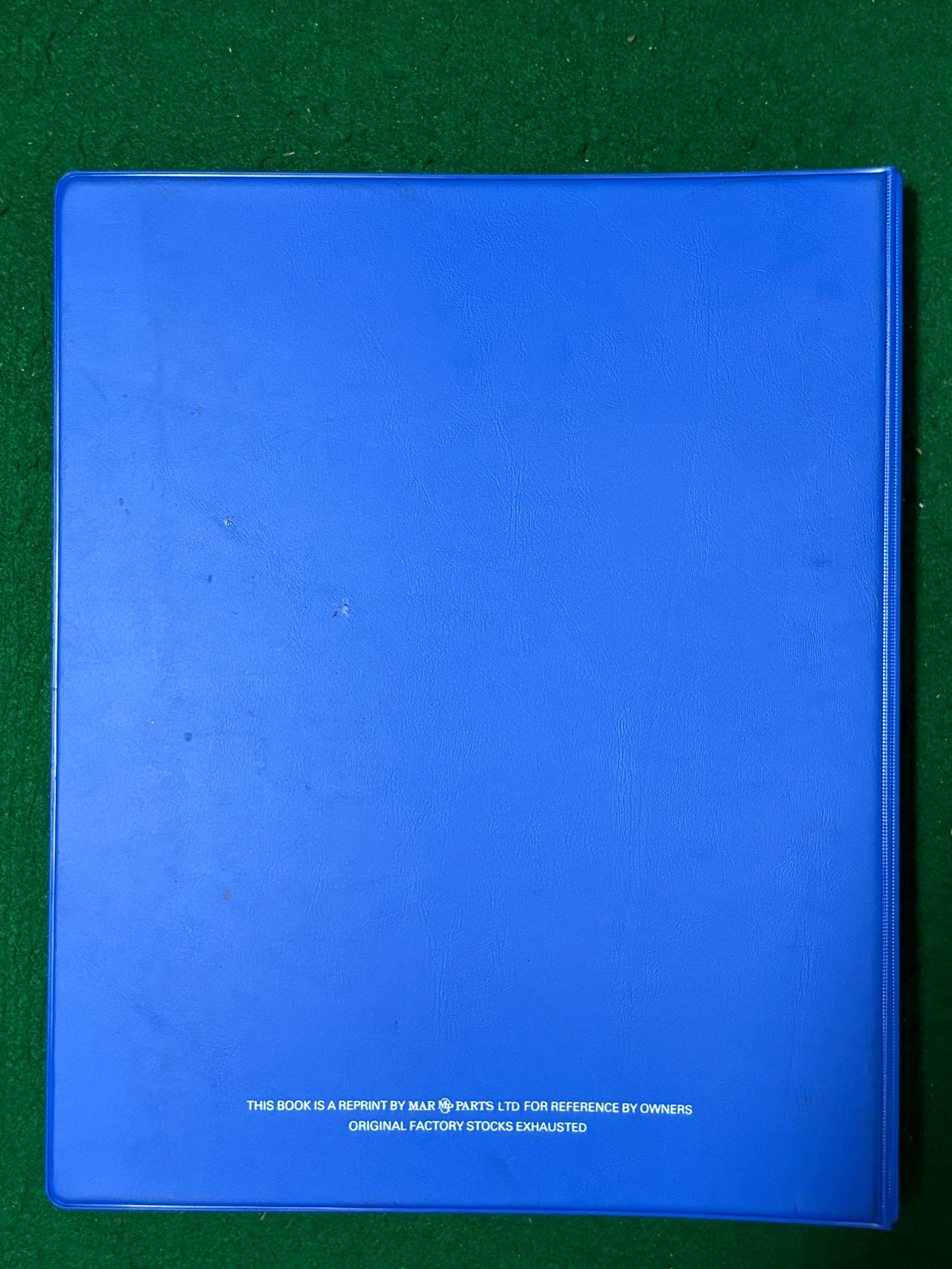 Ferrari 308 GTB & GTS Spare Parts Catalogue (MP)