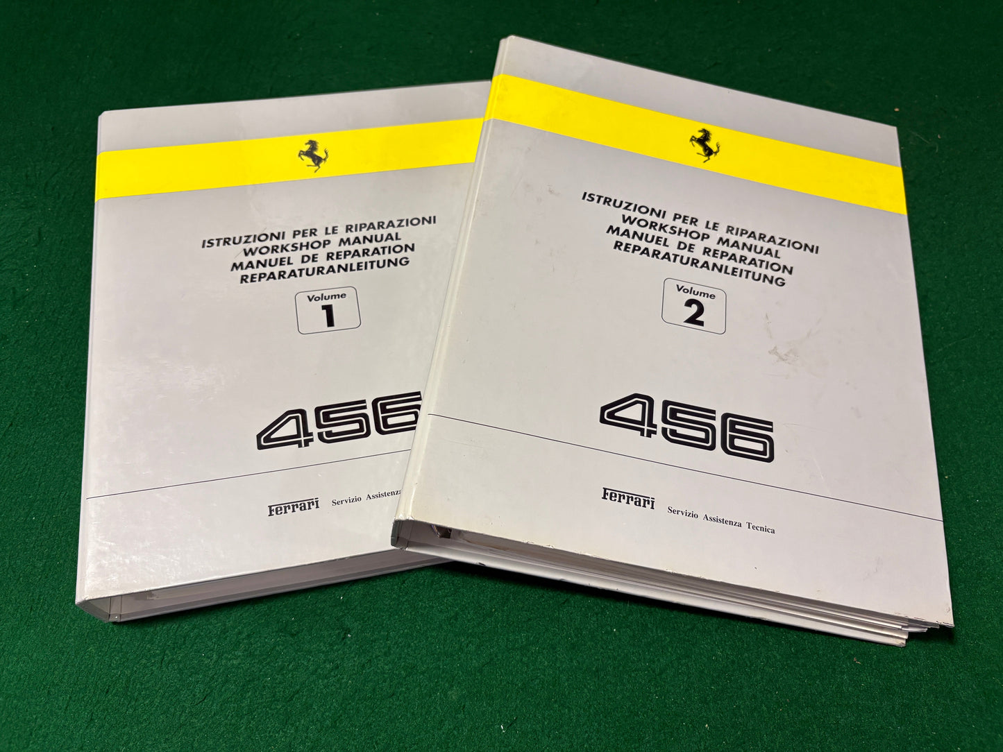 Ferrari 456 GT & 456 GTA Workshop Manual - 2 Volume Set