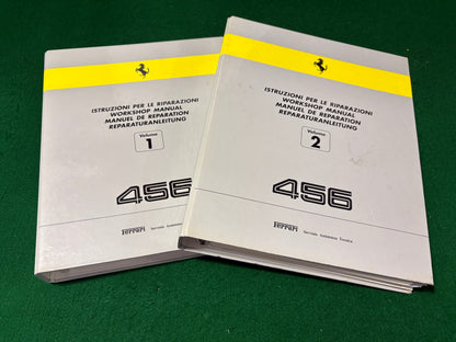 Ferrari 456 GT & 456 GTA Workshop Manual - 2 Volume Set