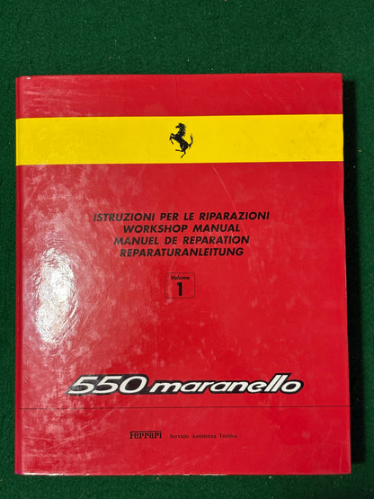 Ferrari 550 Maranello Workshop Manual - 2 Volume Set (0138/96 - 0139/96)