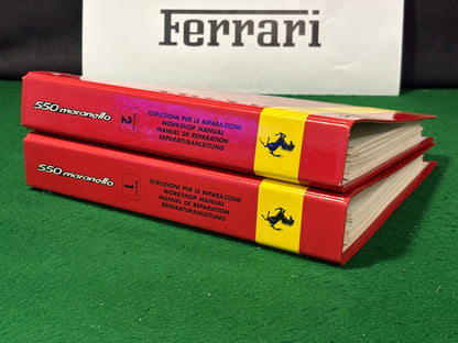 Ferrari 550 Maranello Workshop Manual - 2 Volume Set (0138/96 - 0139/96)