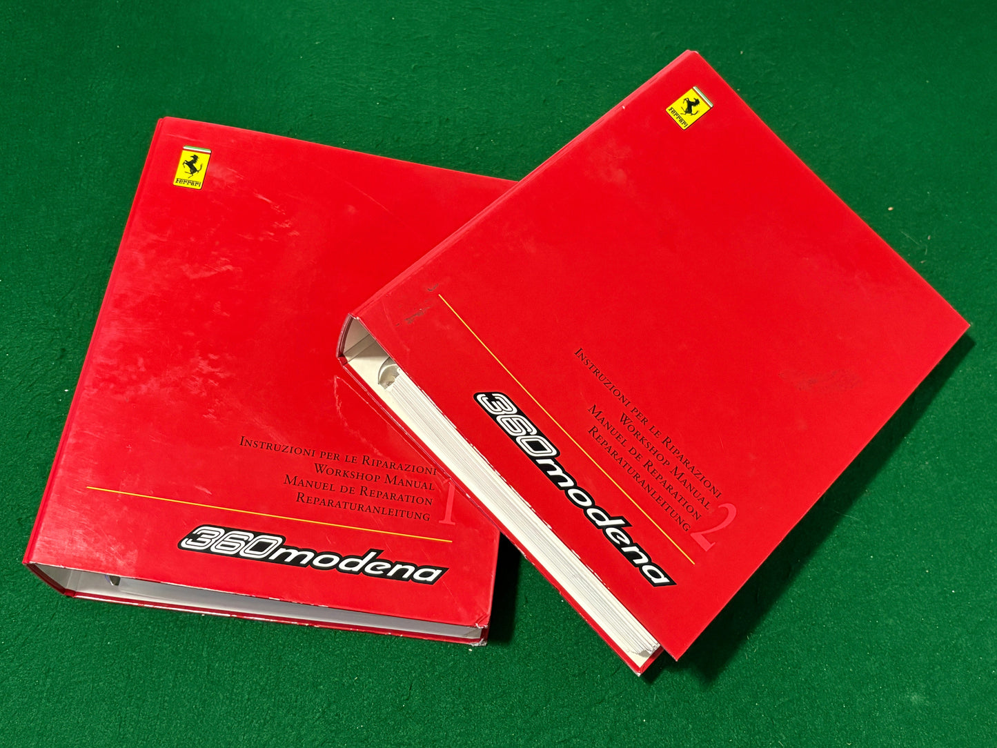 Ferrari 360 Modena Technical Informations - 2 Volume Set (1477/99 & 1478/99)