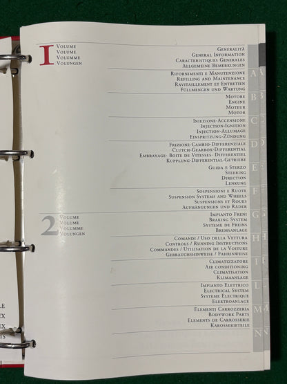 Ferrari 360 Modena Technical Informations - 2 Volume Set (1477/99 & 1478/99)