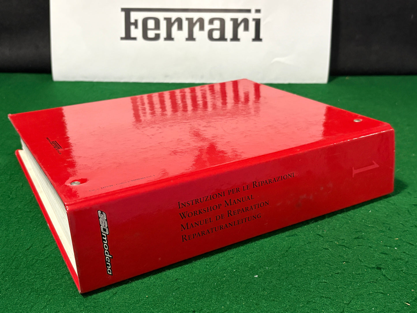 Ferrari 360 Modena Technical Informations - 2 Volume Set (1477/99 & 1478/99)
