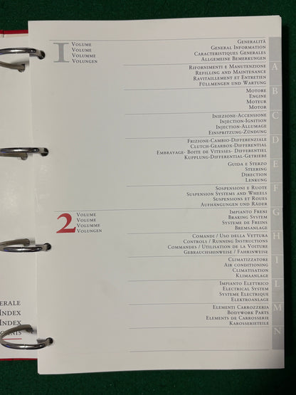 Ferrari 360 Modena Technical Informations - 2 Volume Set (1477/99 & 1478/99)