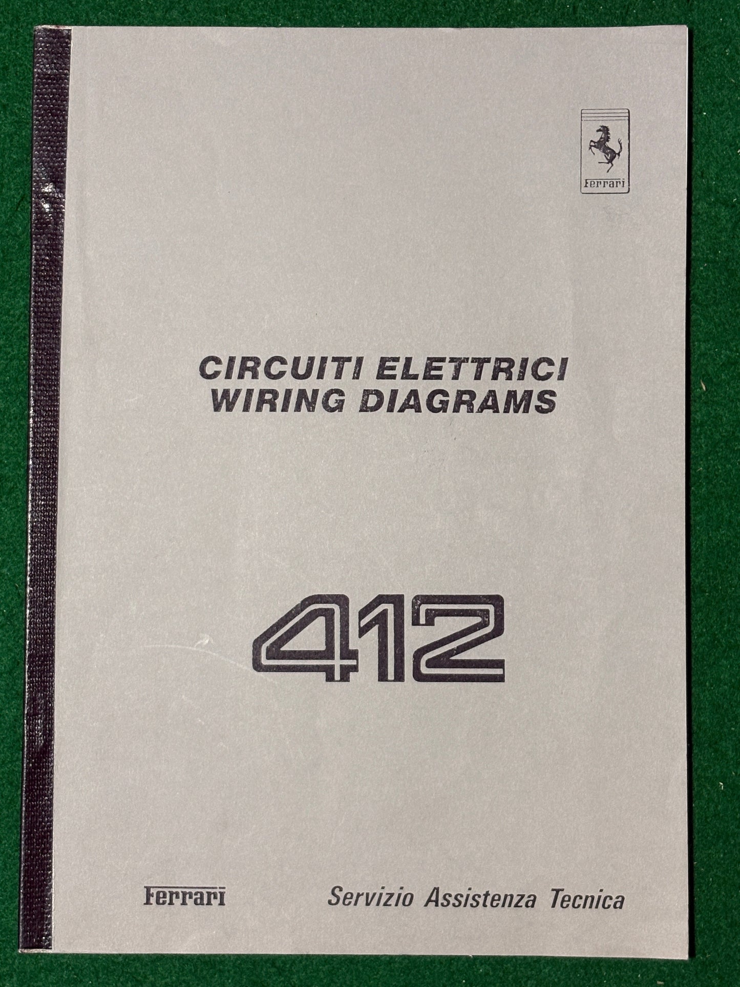 Ferrari 412 Wiring Diagrams (441/86)