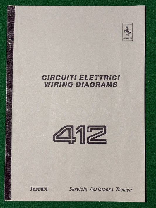 Ferrari 412 Wiring Diagrams (441/86)