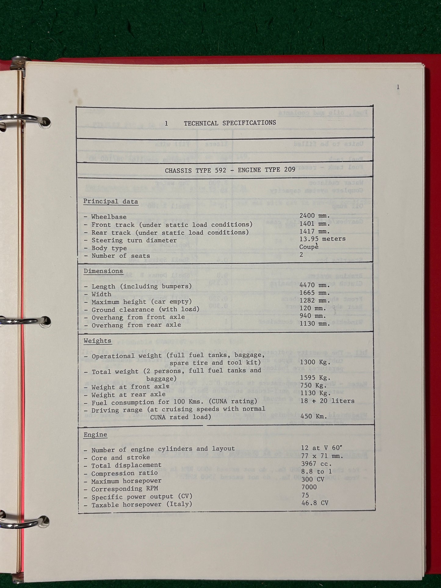 Ferrari 330 GTC & 330 GTS Assembly Data & Repair Instructions (Wallace)