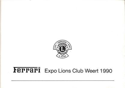 Ferrari Expo Lions Club Wert 1990