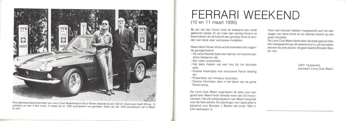 Ferrari Expo Lions Club Wert 1990