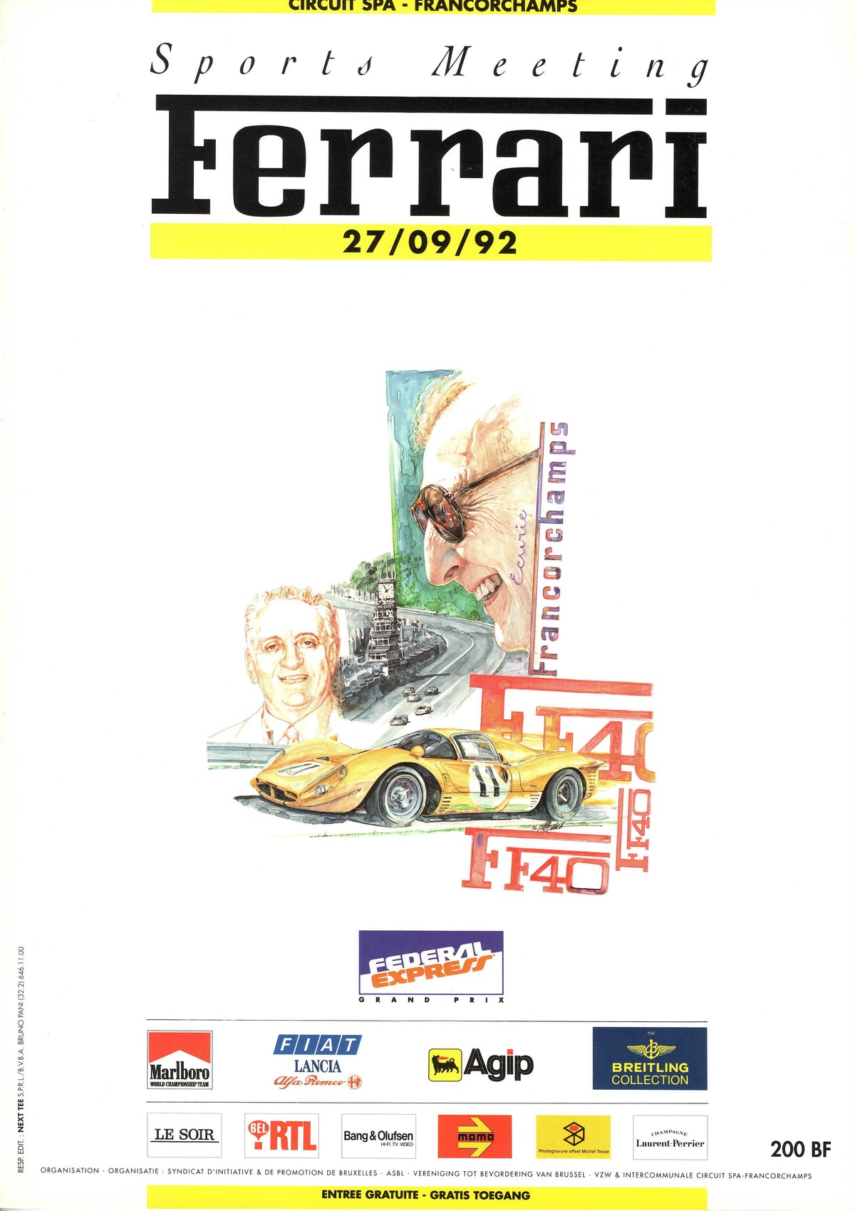FF40 Sports Meeting Program 27/09/92