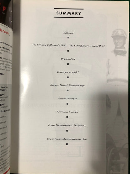 FF40 Sports Meeting Program 27/09/92