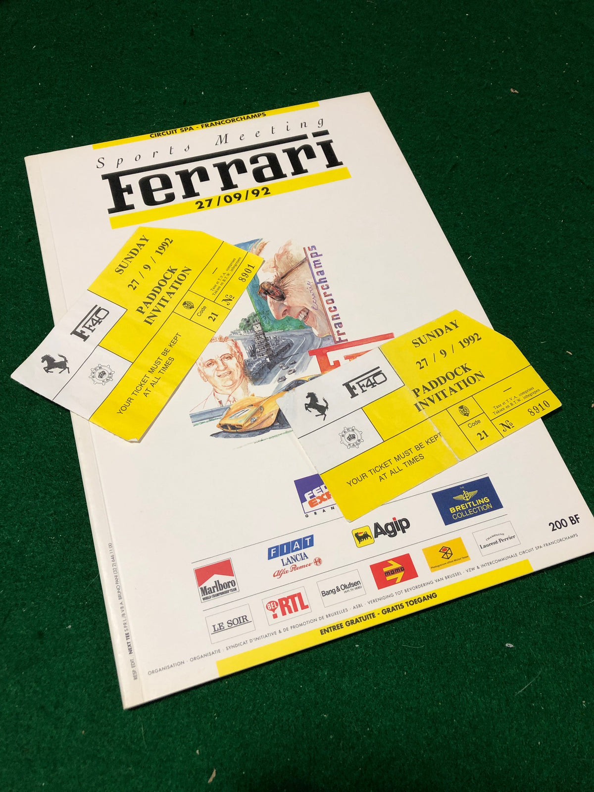 FF40 Sports Meeting Program 27/09/92