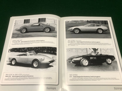 Ferrari guide to cars since 1959 to 1986