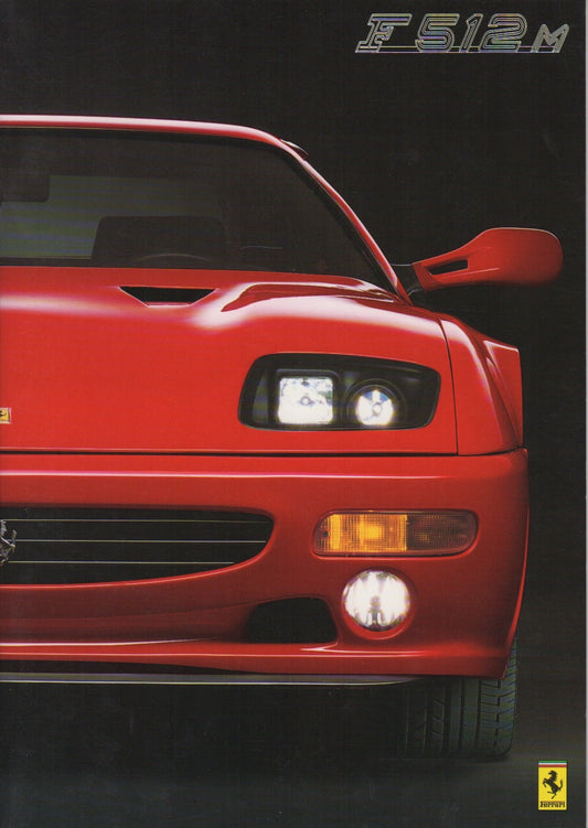 Ferrari F512M Brochure (906/94 No # printed)