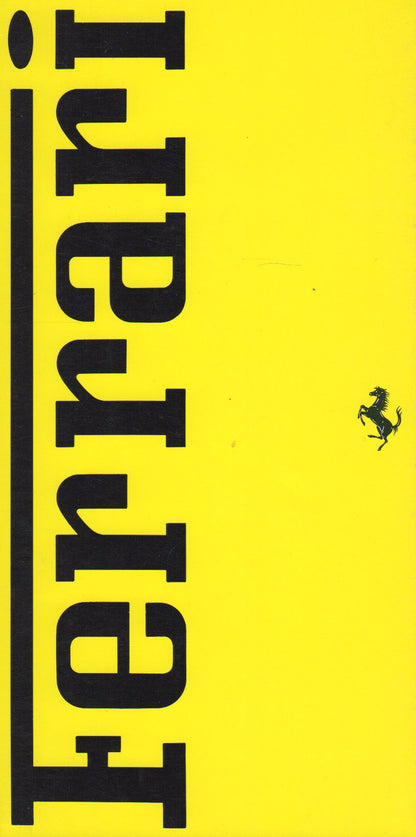 Ferrari Product Range 1992 Brochure (729/92 - 5M/05/92)
