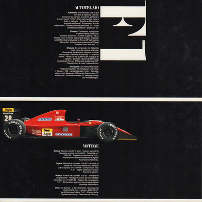 Ferrari Product Range 1992 Brochure (729/92 - 5M/05/92)