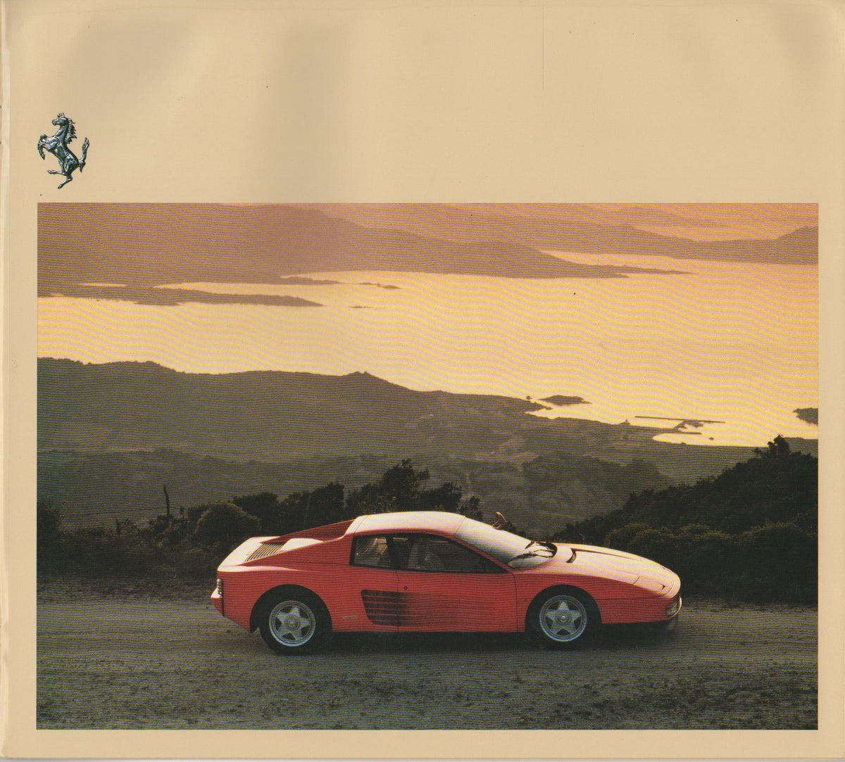 Ferrari Testarossa Deluxe Brochure (329/84 - 2M/11/88)