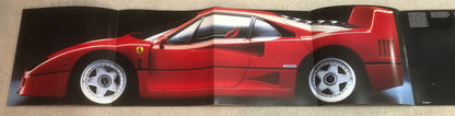 Ferrari F40 Supersize Brochure (561/89 - 5M/07/89)