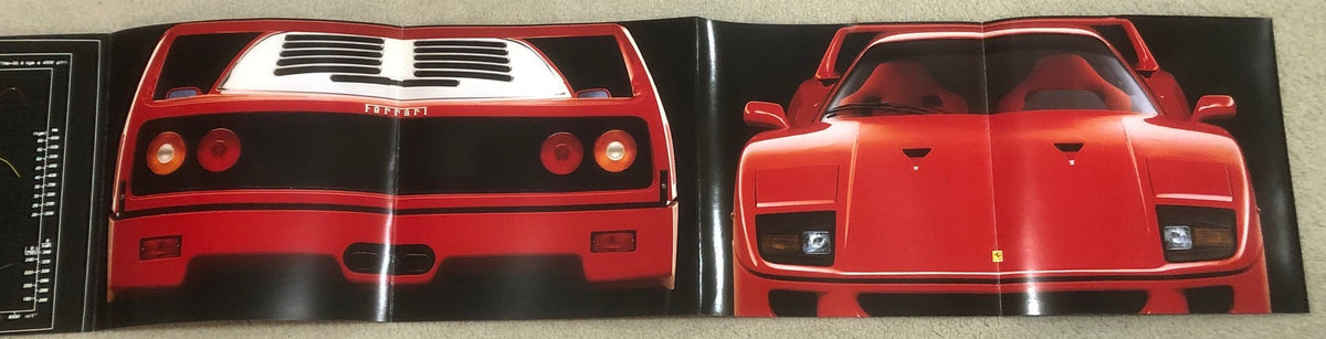 Ferrari F40 Supersize Brochure (561/89 - 5M/07/89)