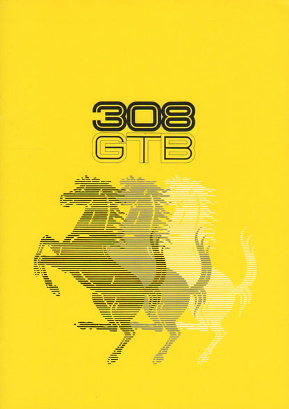 Ferrari 308 GTB Brochure (120/76 - M0935F14276)