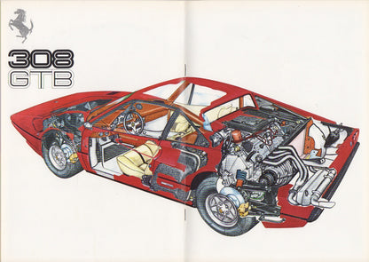 Ferrari 308 GTB Brochure (120/76 - M0935F14276)