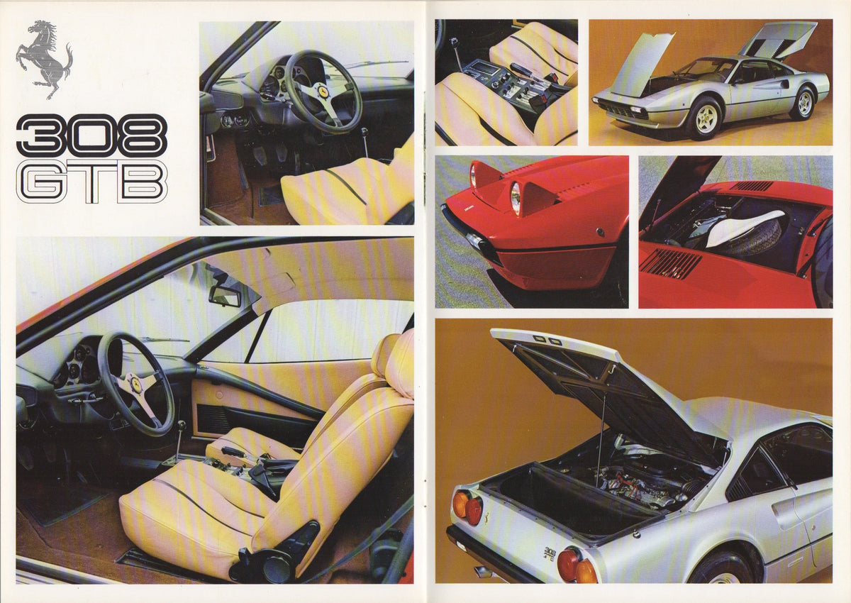 Ferrari 308 GTB Brochure (120/76 - M0935F14276)