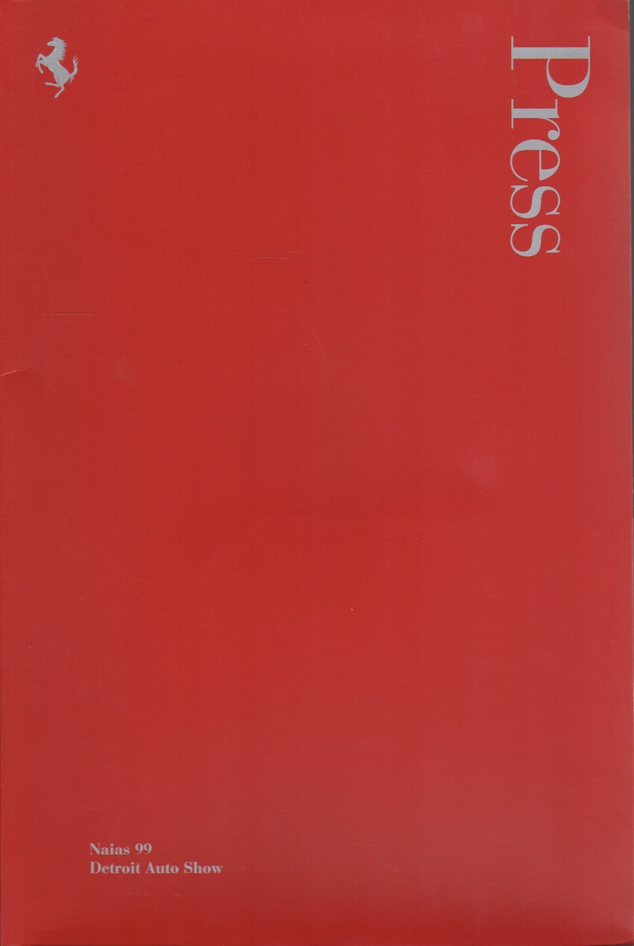 Ferrari Press Kit 1999 NAIAS Detroit (Dmg)