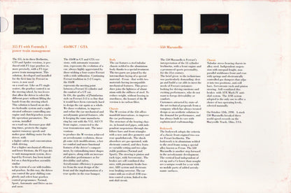 Ferrari Press Kit 1999 NAIAS Detroit