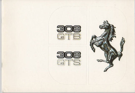Ferrari 308 GTB/GTS Brochure (147/77)