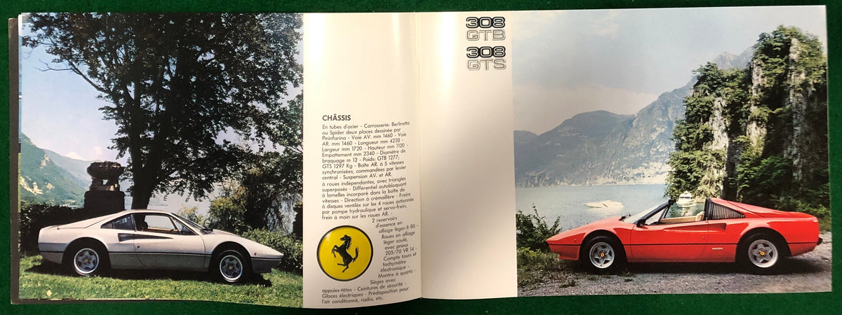 Ferrari 308 GTB/GTS Brochure (147/77 - 6M/11/79)