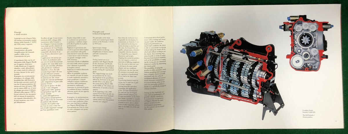 Ferrari F355 F1 Press Kit Brochure (1225/97 - 2M-9/97)