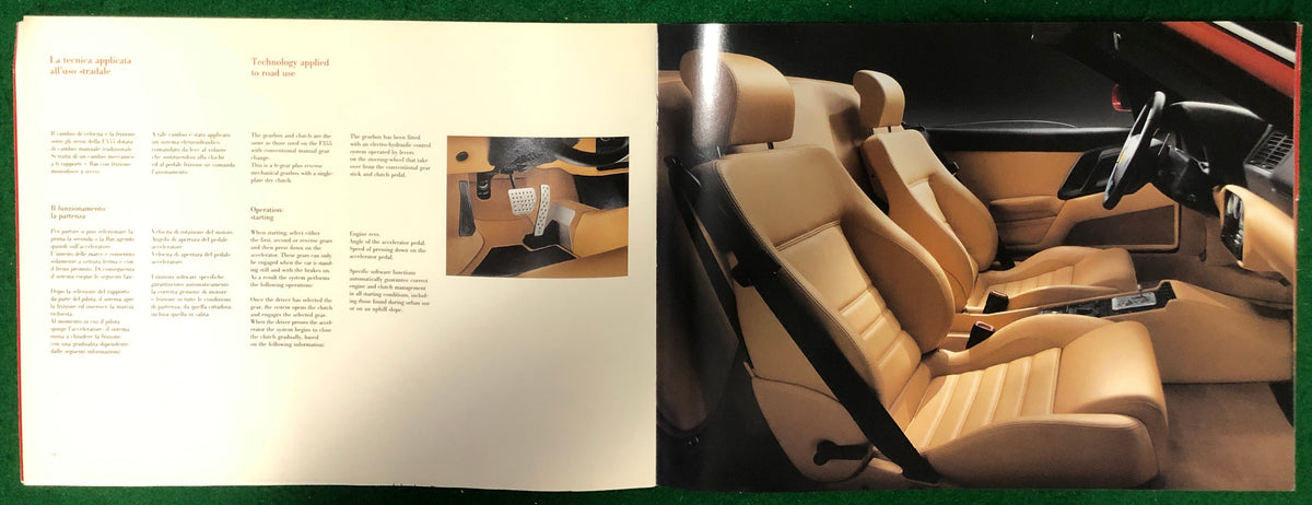 Ferrari F355 F1 Press Kit Brochure (1225/97 - 2M-9/97)