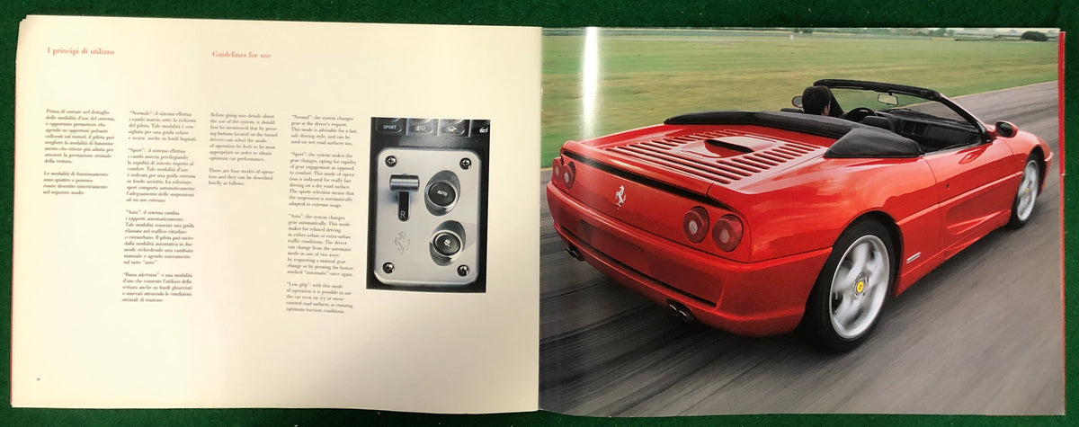 Ferrari F355 F1 Press Kit Brochure (1225/97 - 2M-9/97)