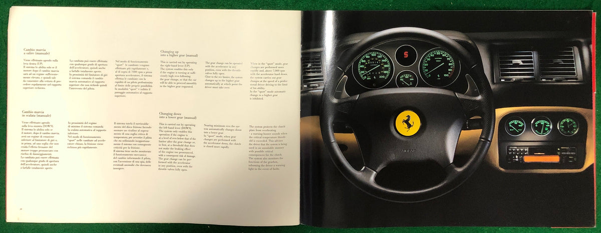 Ferrari F355 F1 Press Kit Brochure (1225/97 - 2M-9/97)