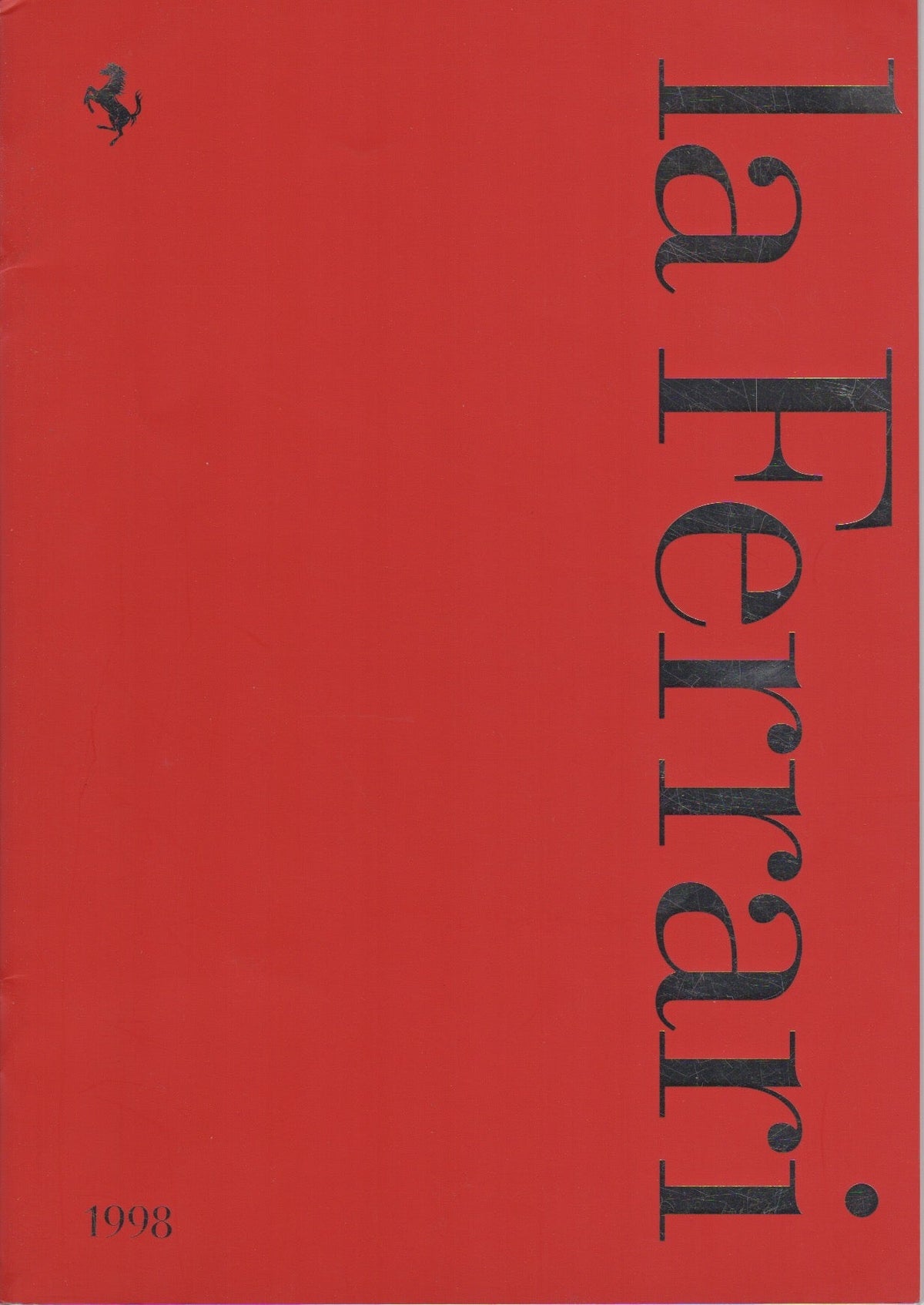 Ferrari Product Range 1998 Brochure (1288/98 - 3.5M/07/98)