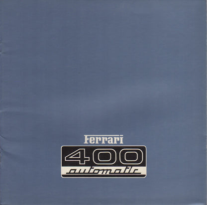 Ferrari 400 Automatic Prestige Brochure (132/76)