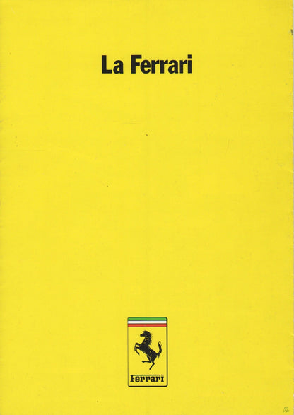 La Ferrari 1978 Brochure (164/78)